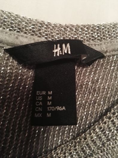 H&m Silver Top
