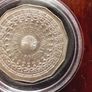 1977 Queen's Silver Jubilee 50 cent coin, historical rare coin, Australian coin Image 2