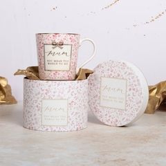 I Love Mum Mug Floral