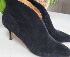 Shoe The Bear (Denmark) Black suede leather ankle boots Sz 41 (Fit 7.5 - 8 UK) - Rrp 179 (New)