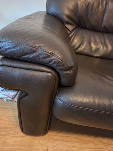 Leather couch