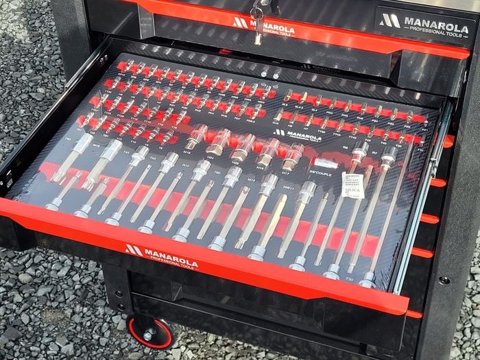 Manarola 7 Drawer Stainless Steel Tool Box