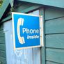 Vintage Phone Inside 30 X 30cm Sign Image 10