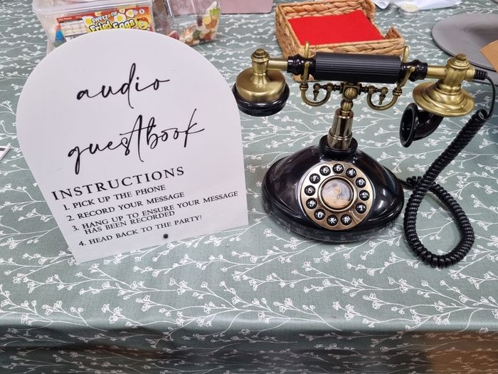 Wedding Telephone guestbook