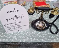 Wedding Telephone guestbook