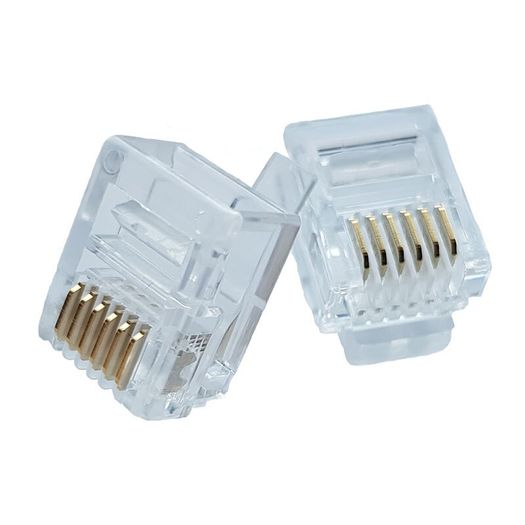 RJ12 Modular Plug - Pack of 10 | Telephone Accessories