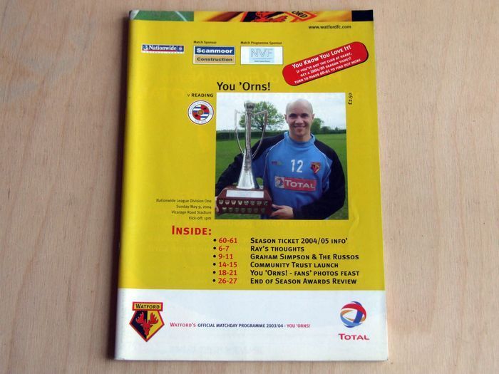 Watford Football Club programmes
