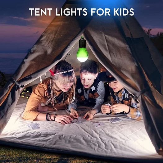 Camping Lights Tent Lights, Emergency Lights, Gifts for Kids, Waterproof LED Camping Lantern Light Bulb for Camping, Hiking, Fishing, Mountaineering, Power Cuts (FREE POSTAGE)
