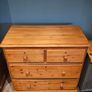 Antique Pine chest of drawers Image 3