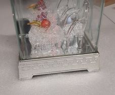 Glass crystal ornament