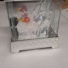 Glass crystal ornament