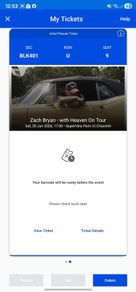 Zach byran seated tickets