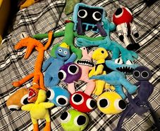 Rainbow friends plush teddy