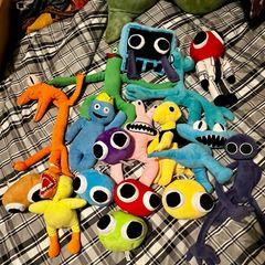 Rainbow friends plush teddy