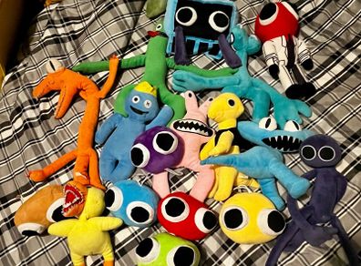 Rainbow friends plush teddy