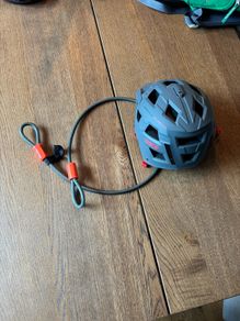 helmet and lock