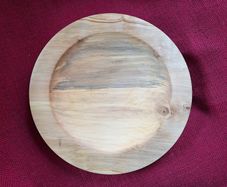 Hand Turned Wooden Plate
