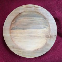 Hand Turned Wooden Plate