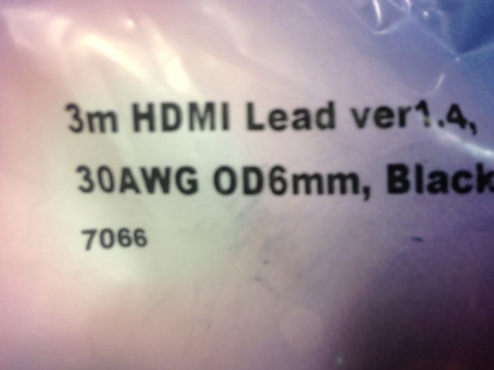 Hdmi To Hdmi 3m
