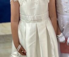 Darcy Bow Communion Dress and Bag