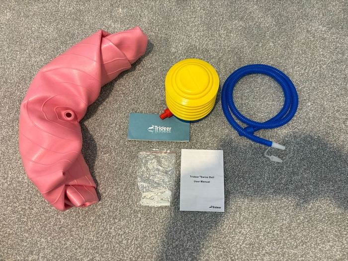 Exercise ball Pink Trideer