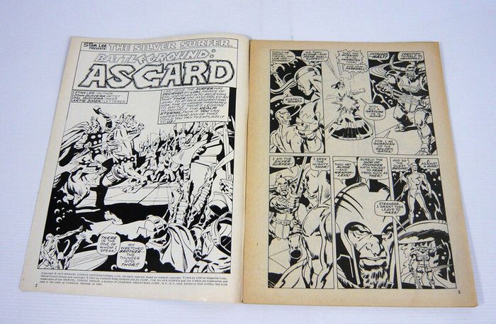 The Super-Heroes - Silver Surfer Titan & The Fury-Issue #8-- Vintage Marvel -April 26th 1975