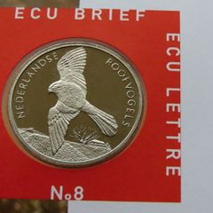 Bird of Prey ECU proof coin & stamps cover 1995