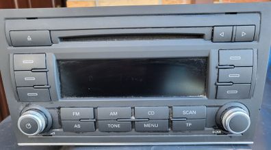 audi a4 b6 b7 double din cd radio player