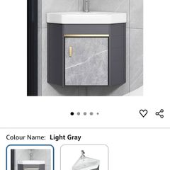 Bathroom ceramic corner sink