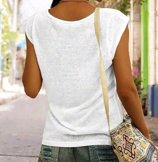 Brand new  Women's Casual Cherry Pattern V Neck Tank Top, size 10