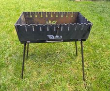 Portable Foldable BBQ Grill - Heavy Duty Steel