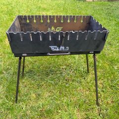 Portable Foldable BBQ Grill - Heavy Duty Steel