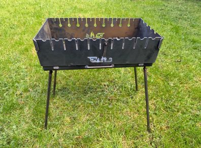 Portable Foldable BBQ Grill - Heavy Duty Steel