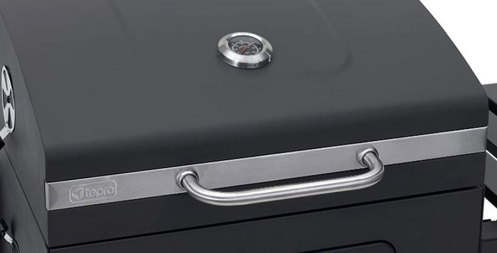Grillwagen Toronto Click Charcoal Barbecue, Anthracite/Stainless Steel (FREE POSTAGE)