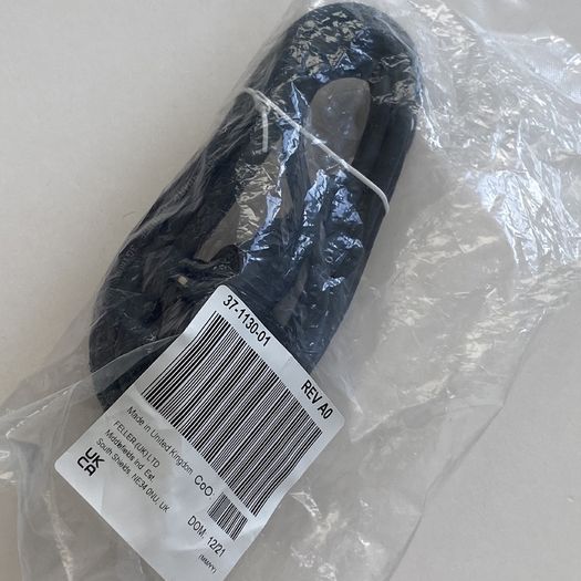 Server Power Cable, C15, IEC to UK Plug | Black