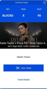 Katie Taylor tickets face value tickets.