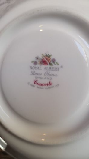 Royal Albert "Concerto " cup and saucer