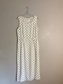 maxi dress polka dot