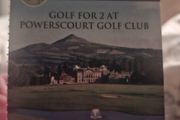 Golf for 2 at powerscourt golf club