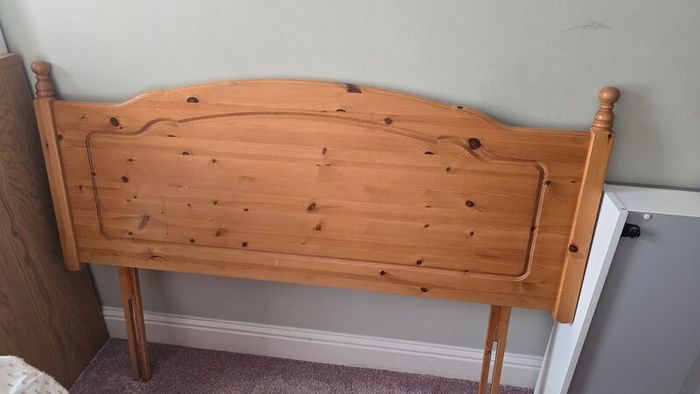 Pine Headboard Double