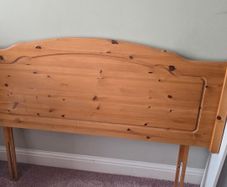 Pine Headboard Double