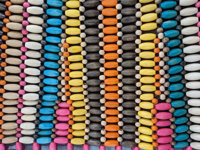 Vintage style beads hand bag