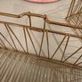 Ikea Kallax wire baskets brass colour Image 5