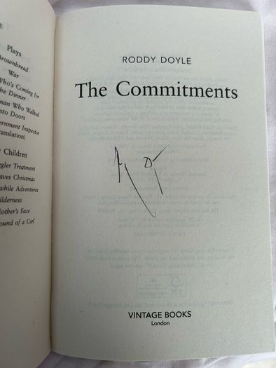 The Commitments by Roddy Doyle SIGNED paperback