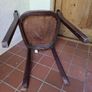 Antique Art Deco Mahogany Tub Chair Image 4