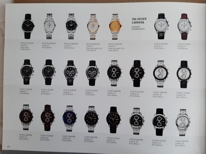 TagHeuer new hardback catalogue 2006/2007