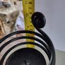 Vintage 1960 of swedish twin candle holders Holders, Cast Iron Candle Holders ,Ornate Black Metal Candle Holders ,twin black metal candle holders Image 3
