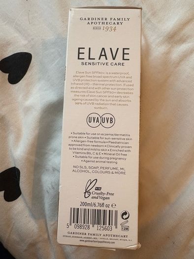 Elave sun spf 50+