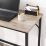 New Home Office Bedroom Desk (Greige) FREE P&P Image 5