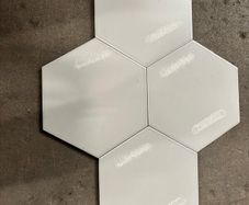 Light Grey / Perla Hexagonal Tiles - 5.00 sqm